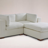 Chaucer Three-Piece Loveseat with Ottoman