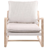 Badiou Oak Upholstered Chair