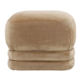 Goethe Velvet Ottoman