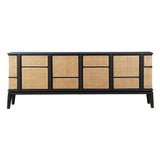 Zhimo Rattan Media Stand